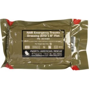 Бандаж NAR Emergency Trauma Dressing Flat, 6 дюймів