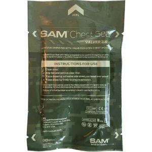 Оклюзійна наліпка SAM chest seal Valved 2.0