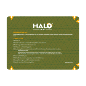 Оклюзійна наліпка Halo vent IFAK